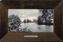 View of the Chenango River Postcard