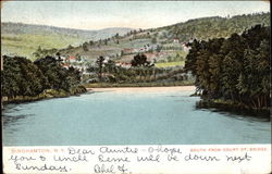 South from Court Street Bridge Postcard