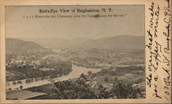 Bird's-Eye View of City Postcard