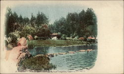East Lake Park Los Angeles, CA Postcard Postcard