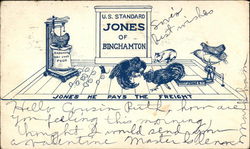 U.S. Standard Jones Postcard