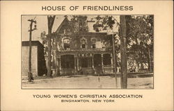 Young Women's Christian Association - House of Friendliness Postcard