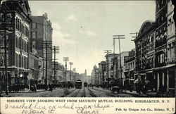 Looking West from Security Mutual Building Postcard