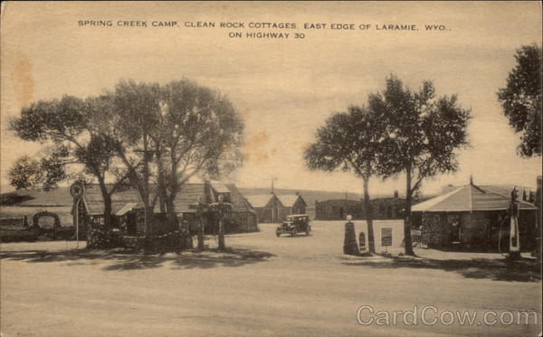 Spring Creek Camp, Clean Rock Cottages East Edge of Town on Highway 30 Laramie Wyoming