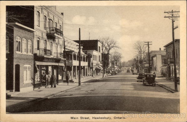 Main Street Hawkesbury ON Canada Ontario