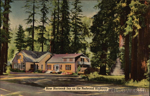 New Hartsook Inn on the Redwood Highway Garberville California