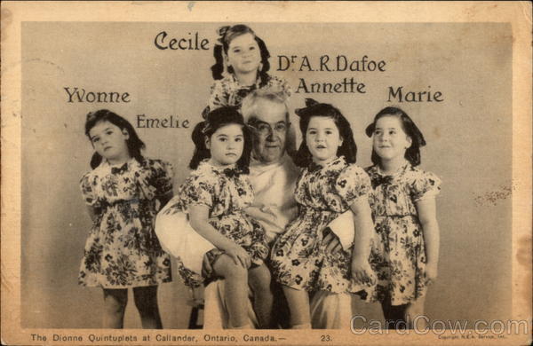 The Dionne Quintuplets Callander Canada Ontario