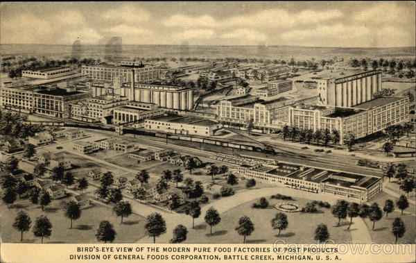 Post Products Factories Battle Creek Michigan