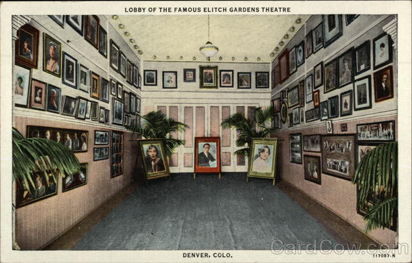 Lobby of the Famous Elitch Gardens Theatre Denver Colorado