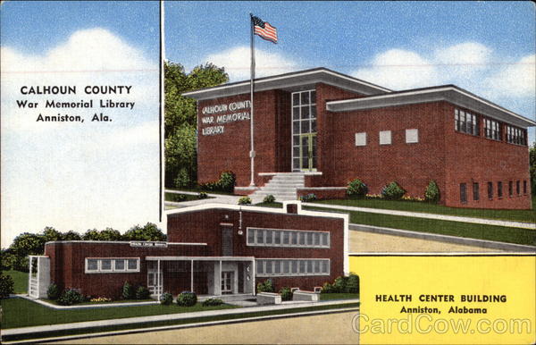 War Memorial Library and Health Center Building Anniston Alabama