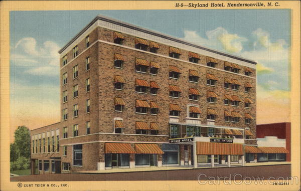 Skyland Hotel Hendersonville North Carolina