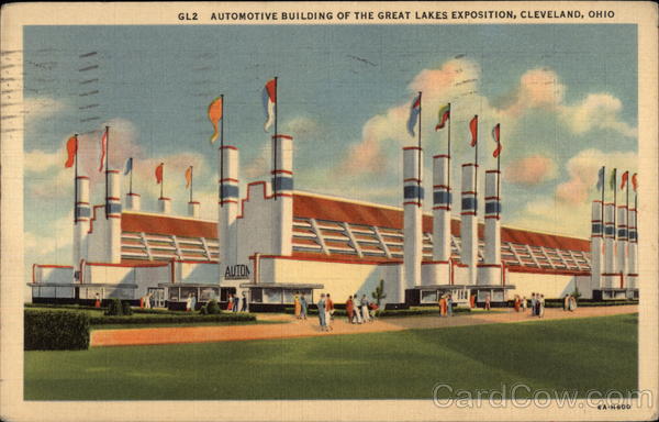 Automotive Building of the Great Lakes Exposition Cleveland Ohio