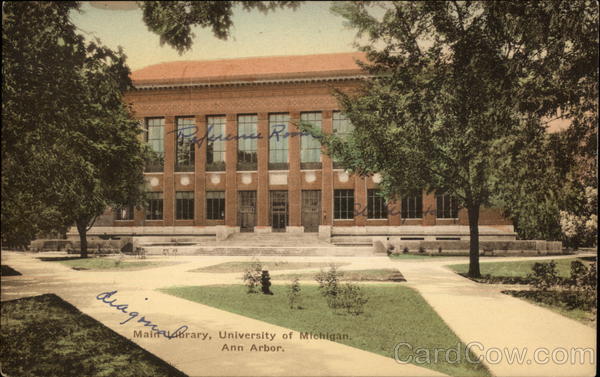 Main Library, University of Michigan Ann Arbor