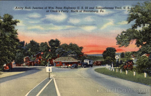 Amity Hall at Clark's Ferry Duncannon Pennsylvania