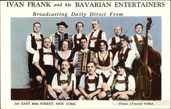 Ivan Frank and his Bavarian Entertainers New York