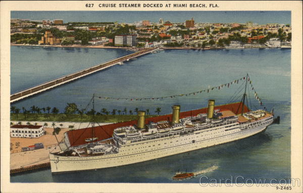 Key Cruise Steamer Miami Beach Florida