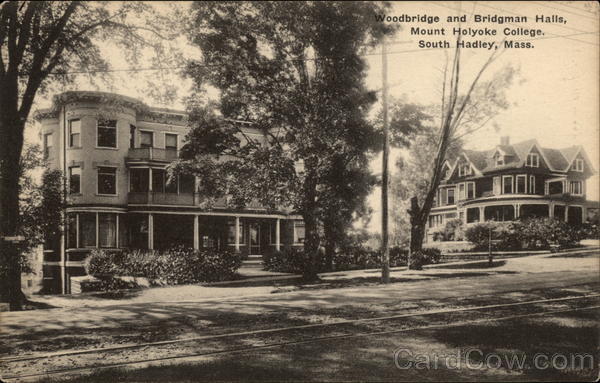 Woodbridge and Bridgman Halls, Mount Holyoke College South Hadley Massachusetts