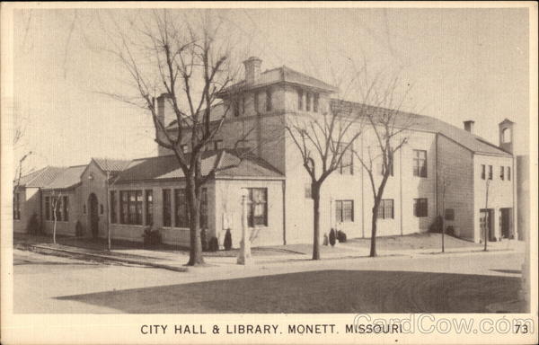 City Hall & Library Monett Missouri