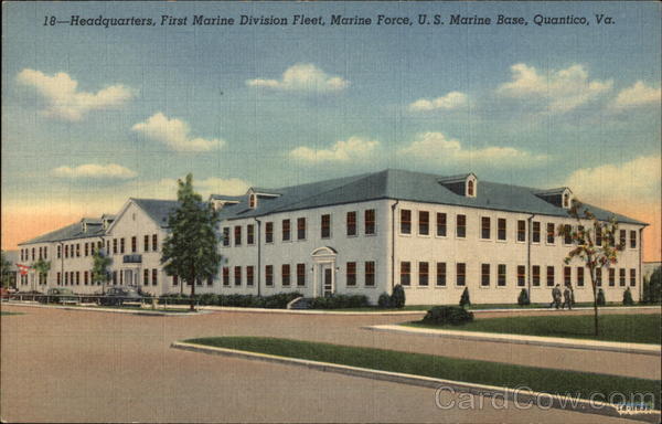Headquarters, First Marine Division Fleet, Marine Force, U.S. Marine Base Quantico Virginia