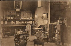 Interior of Old Stone House Postcard