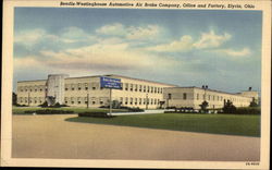 Bendix-Westinghouse Automotive Air Brake Company, Office and Factory Elyria, OH Postcard Postcard