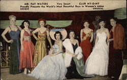 Mr. Pat Water's Very Smart Club My-O-My (Drag Queens) New Orleans, LA Postcard Postcard