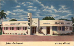 John's Restaurant Bartow, FL Postcard Postcard
