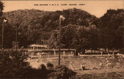 Des Moines Y.M.C.A. Camp Postcard