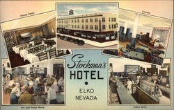 Stockmen's Hotel Elko, NV Postcard Postcard