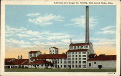 American Beet Sugar Co. Factory Postcard