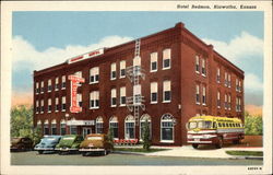 Hotel Redmon Hiawatha, KS Postcard Postcard