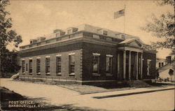 Post Office Barbourville, Ky Postcard