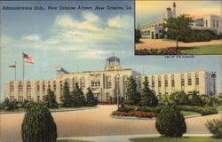 Administration Building of Airport New Orleans, LA Postcard Postcard