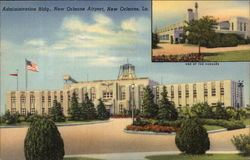 Administration Building of Airport Postcard