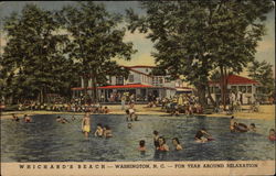 Whichard's Beach, For Year Around Relaxation Washington, NC Postcard Postcard