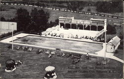 Lakeside Inn and Country Club - Pool, Sun Deck and Patio Postcard