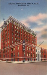 Greater Providence Y.M.C.A. Bldg Rhode Island Postcard Postcard