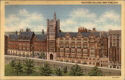 Teachers College in New York City Postcard Postcard
