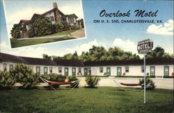 Overlook Motel Charlottesville, VA Postcard Postcard