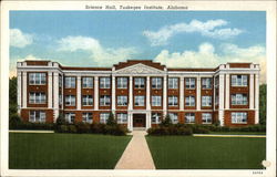 Tuskegee Institute - Science Hall Alabama Postcard Postcard