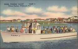 Vamp II - Diesel Fishing Yacht, Ottens Harbor Postcard