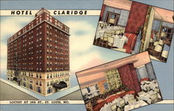 Hotel Claridge Postcard