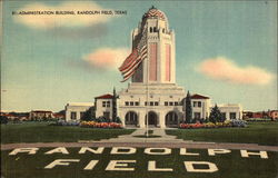 Randolph Field - Administration Building San Antonio, TX Postcard Postcard