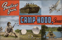 Greetings from Camp Hood Postcard