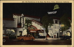 The Brown Derby - The Rendezvous of the Stars Hollywood, CA Postcard Postcard