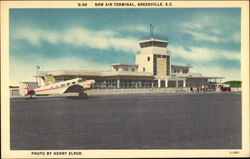 Air Terminal Greenville, SC Postcard Postcard