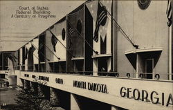 Court of States Federal Building - A Century of Progress 1933 Chicago World Fair Postcard Postcard