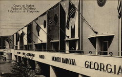 Court of States Federal Building - A Century of Progress Postcard