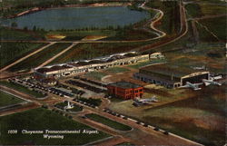 Cheyenne Transcontinental Airport Wyoming Postcard Postcard