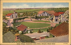 Swiss Village, Commodore James Estate Newport, RI Postcard Postcard